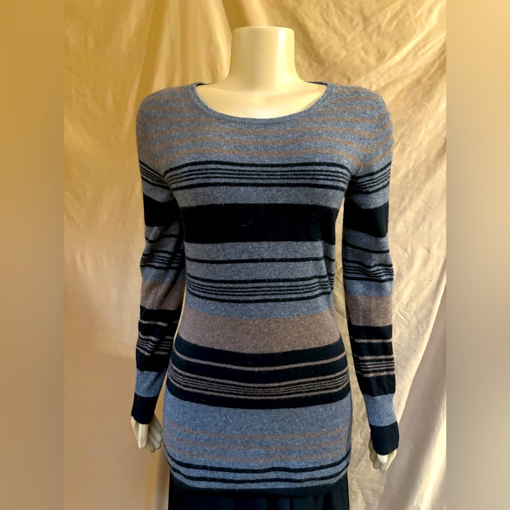 Cynthia Rowley Striped Cashmere Sweater
